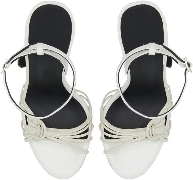Women's Strappy Punk Wedge High Heels Sandals Adjustable Ankle Buckle Strap Open Toe Slingback Snakeskin Heel Pumps Sexy Funky