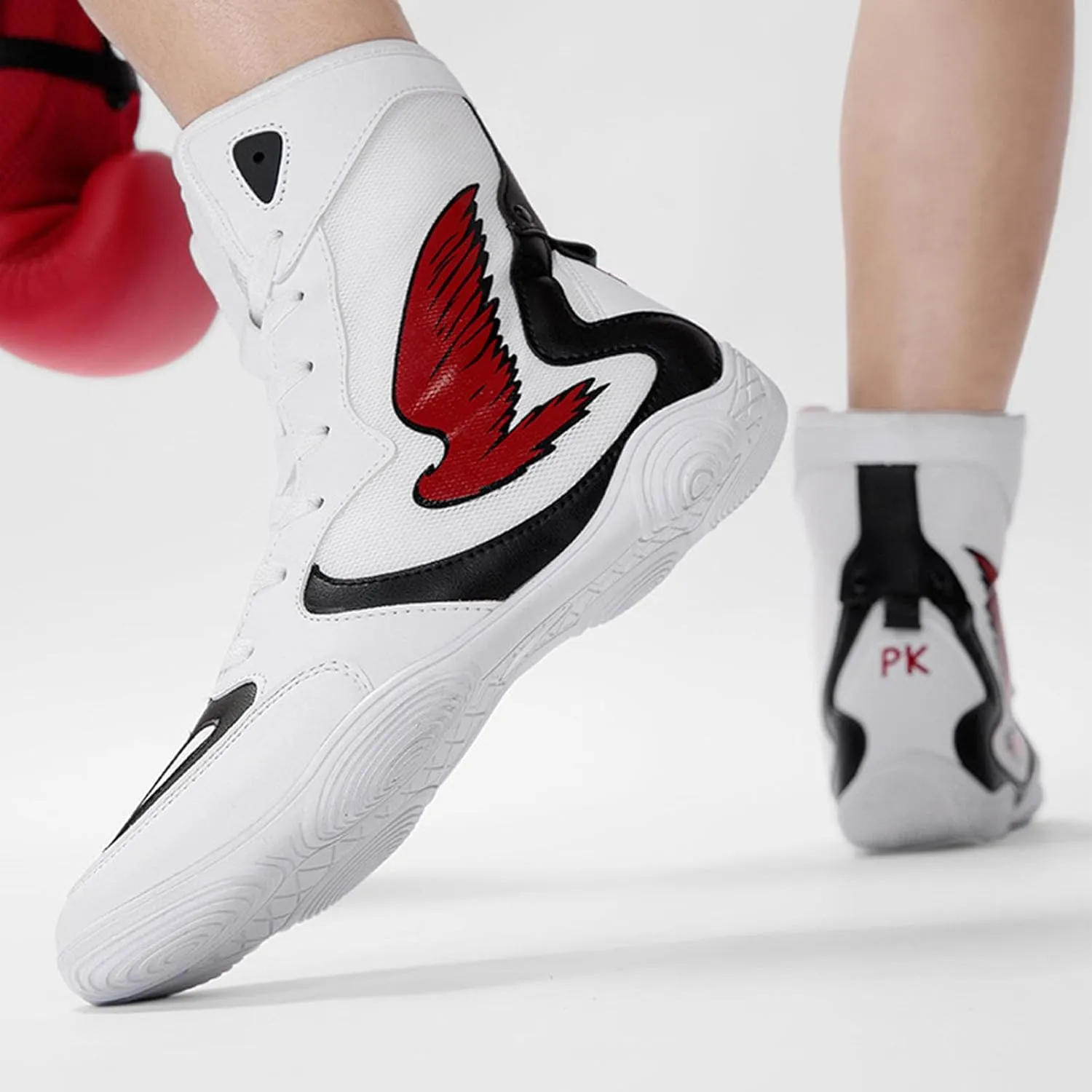 Wrestling Shoes Mens Women Fighting Boots Adult Youth Non Slip Boxing Powerlifting Bodybuilding Sneakers