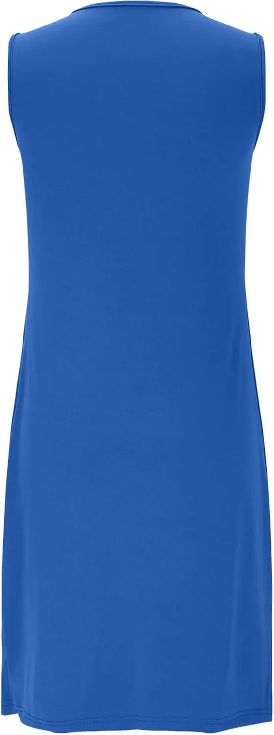XUNRYAN Women's Summer Dresses Sexy Cutout Bodycon Slim Fit Sleeveless Twist Front Evening Party Dress Prom Gown Clubwear