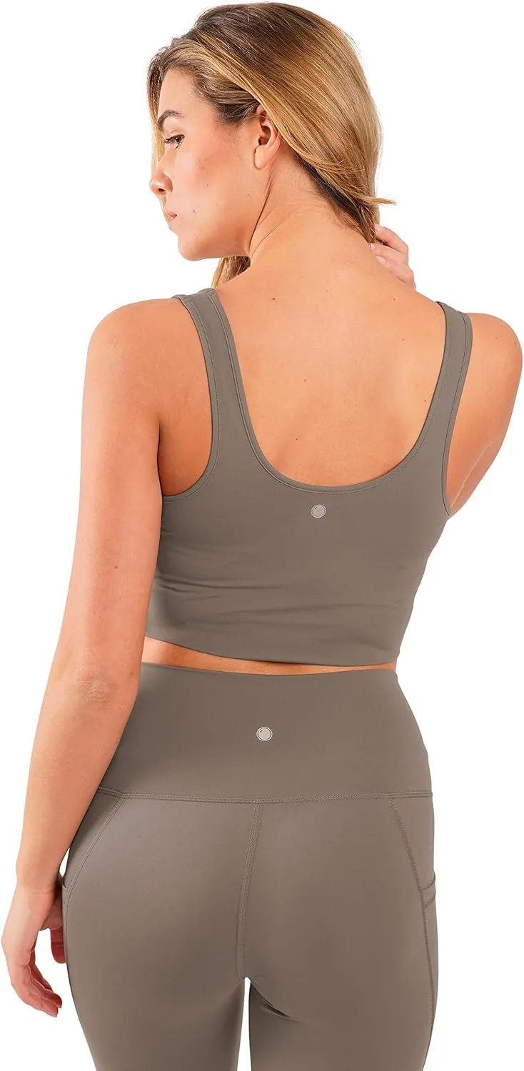 Yogalicious Nude Tech Contouring Cropped Bra Top