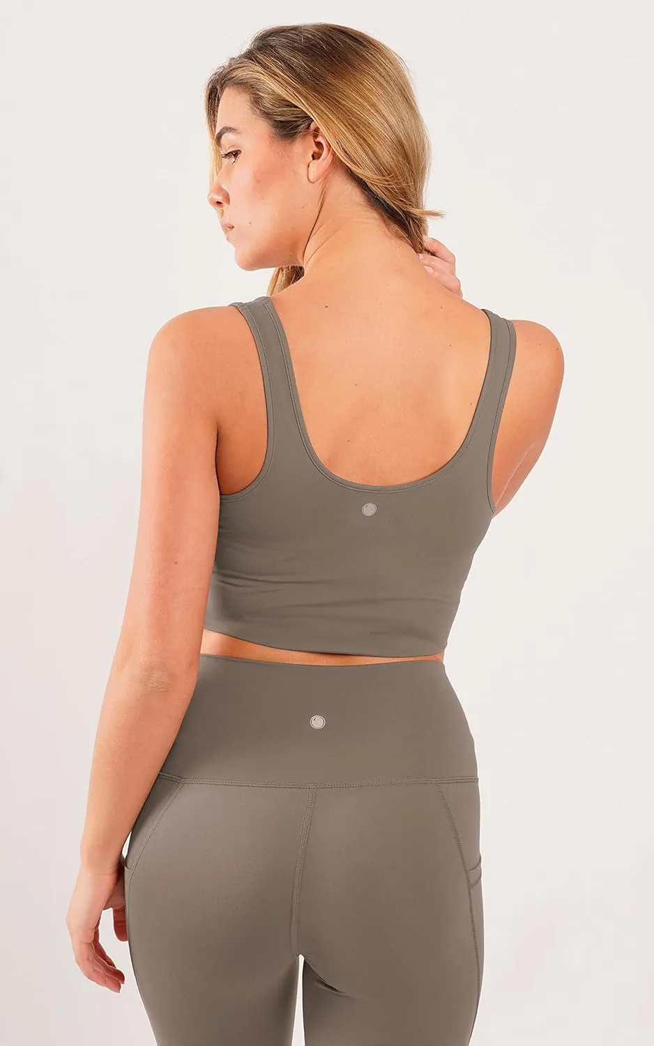 Yogalicious Nude Tech Contouring Cropped Bra Top